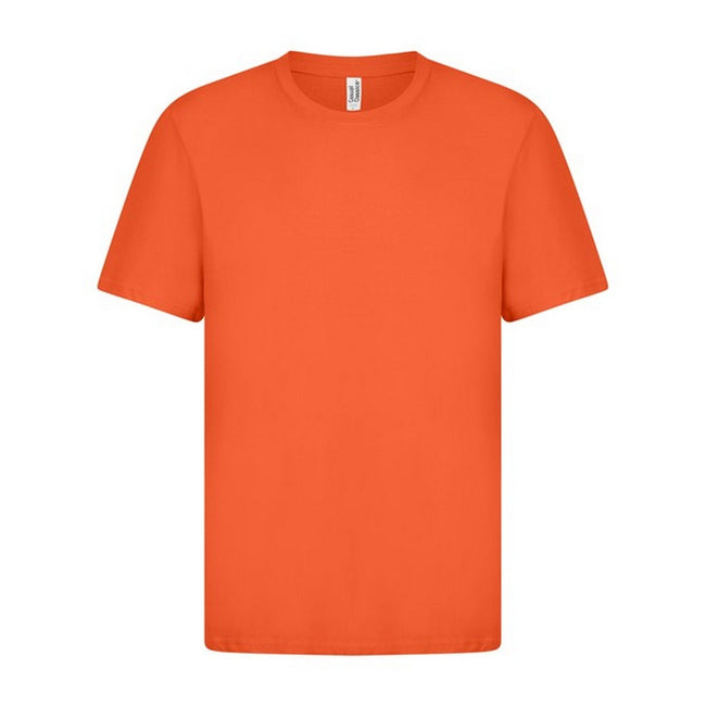 Orange - Front - Casual Classic Mens Ringspun Tee