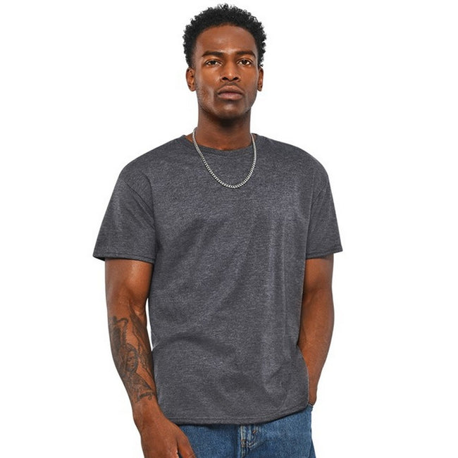 Charcoal - Back - Casual Classic Mens Ringspun Tee