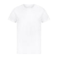 White - Front - Casual Classic Mens Ringspun Tee