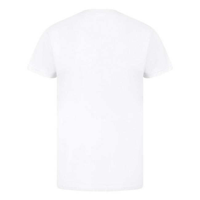 White - Side - Casual Classic Mens Ringspun Tee