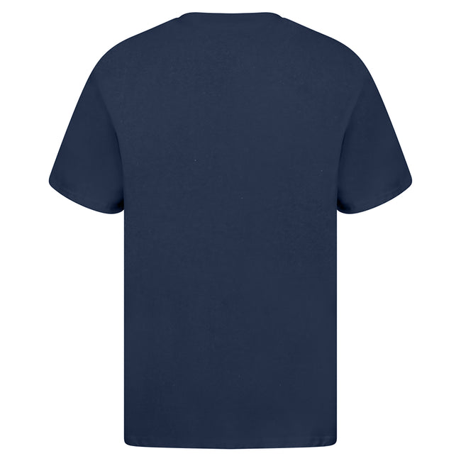 Navy - Side - Casual Classics Mens Premium Ringspun Tee