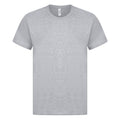 Heather Gray - Front - Casual Classics Mens Premium Ringspun Tee