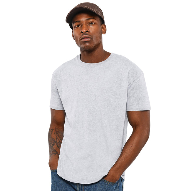 Heather Gray - Back - Casual Classics Mens Premium Ringspun Tee