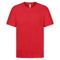 Red - Front - Casual Classics Mens Premium Ringspun Tee