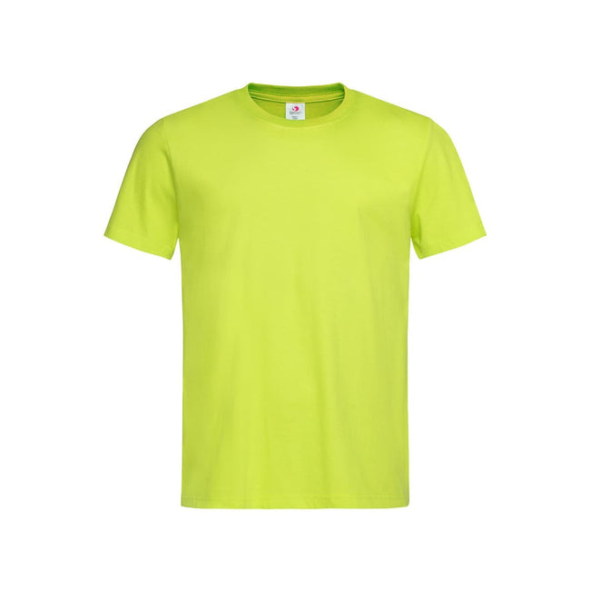 Bright Lime - Front - Stedman Unisex Adults Classic Tee