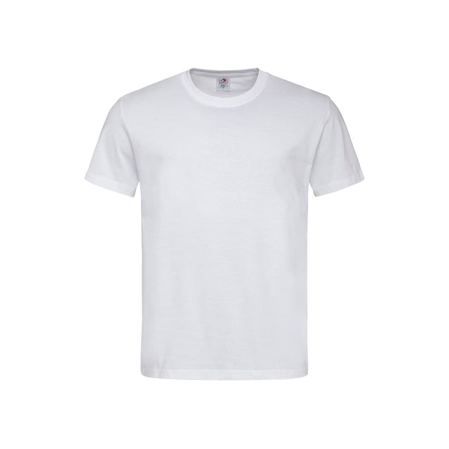 White - Front - Stedman Unisex Adults Classic Tee