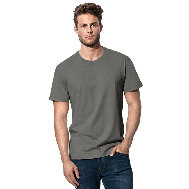 Real Gray - Back - Stedman Unisex Adults Classic Tee