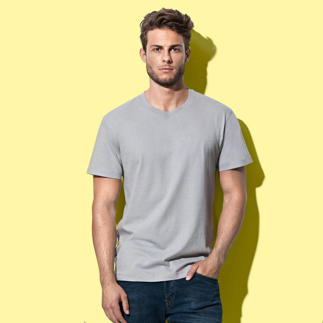 Soft Gray - Back - Stedman Unisex Adults Classic Tee