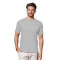Heather Gray - Back - Stedman Mens Classic Fitted Tee