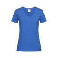 Bright Royal - Front - Stedman Womens-Ladies Classic V Neck Tee