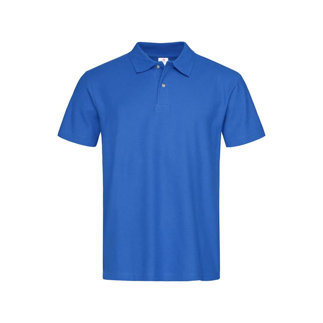Bright Royal - Front - Stedman Mens Cotton Polo