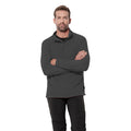Gray Steel - Back - Stedman Mens Active Half Zip Fleece