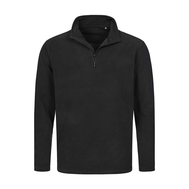 Black Opal - Front - Stedman Mens Active Half Zip Fleece