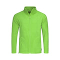 Kiwi Green - Front - Stedman Mens Active Full Zip Fleece