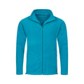 Hawaii Blue - Front - Stedman Mens Active Full Zip Fleece