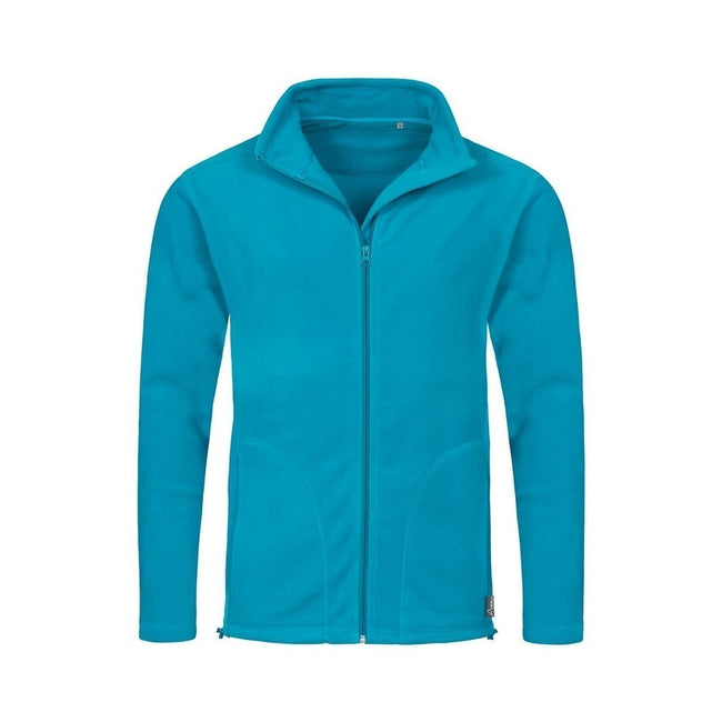 Hawaii Blue - Front - Stedman Mens Active Full Zip Fleece