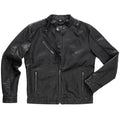 Black Opal - Front - Stedman Mens Active Biker Jacket
