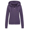 Deep Berry - Front - Stedman Womens-Ladies Active Zip Hood