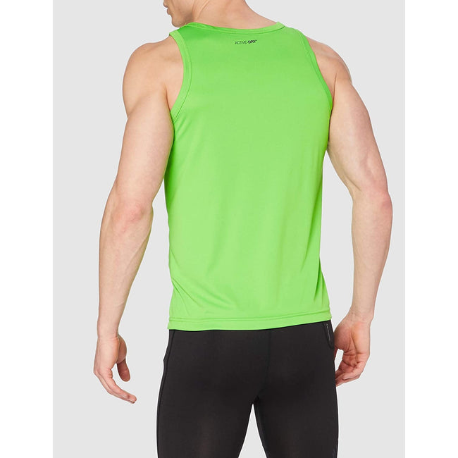 Kiwi Green - Back - Stedman Mens Active Poly Sports Vest