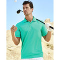 Bahama Green - Side - Stedman Mens Active Pique Polyester Polo