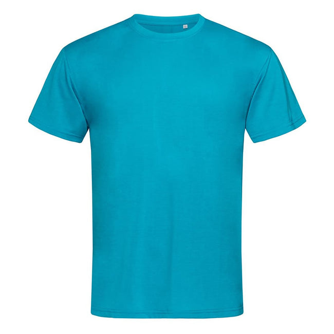 Hawaii Blue - Front - Stedman Mens Active Cotton Touch Tee