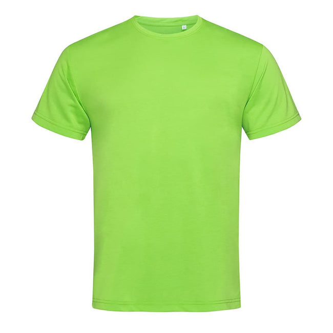 Kiwi Green - Front - Stedman Mens Active Cotton Touch Tee