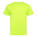 Cyber Yellow - Front - Stedman Mens Active Cotton Touch Tee