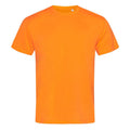 Cyber Orange - Front - Stedman Mens Active Cotton Touch Tee