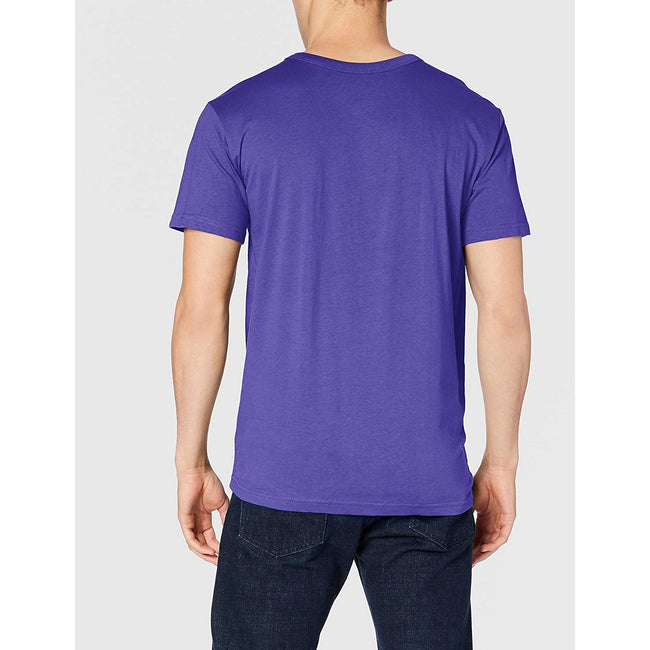 Deep Lilac - Back - Stedman Mens Ben V Neck Tee