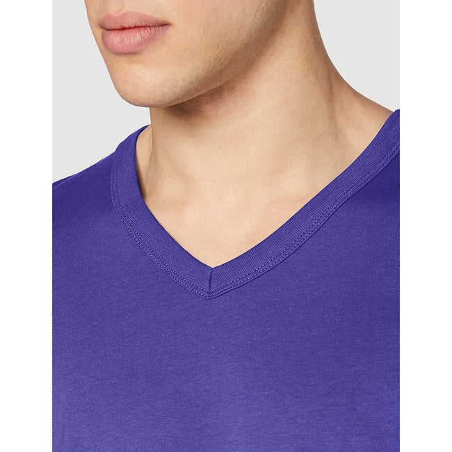 Deep Lilac - Side - Stedman Mens Ben V Neck Tee