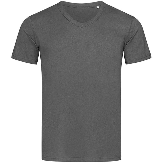 Slate Gray - Front - Stedman Mens Ben V Neck Tee