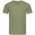 Military Green - Front - Stedman Mens Ben V Neck Tee
