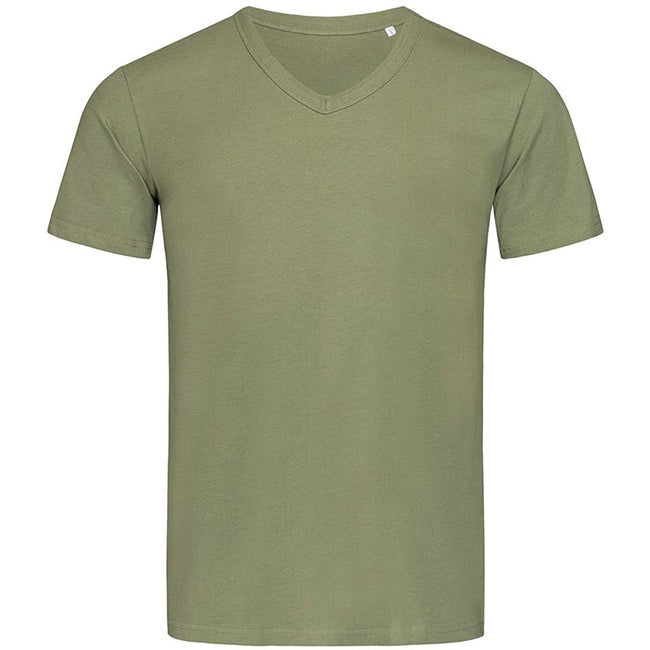 Military Green - Front - Stedman Mens Ben V Neck Tee