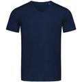 Blue - Front - Stedman Mens Ben V Neck Tee