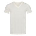 Winter White - Front - Stedman Mens James V Neck Tee