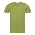 Earth Green - Front - Stedman Mens James V Neck Tee