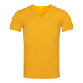 Indian Yellow - Front - Stedman Mens James V Neck Tee
