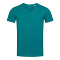 Pacific Blue - Front - Stedman Mens James V Neck Tee
