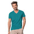 Pacific Blue - Back - Stedman Mens James V Neck Tee