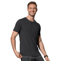 Black Opal - Back - Stedman Mens Shawn Henley Tee