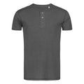 Slate Gray - Front - Stedman Mens Shawn Henley Tee