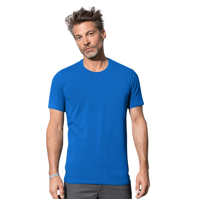 King Blue - Back - Stedman Stars Mens Clive Crew Neck Tee