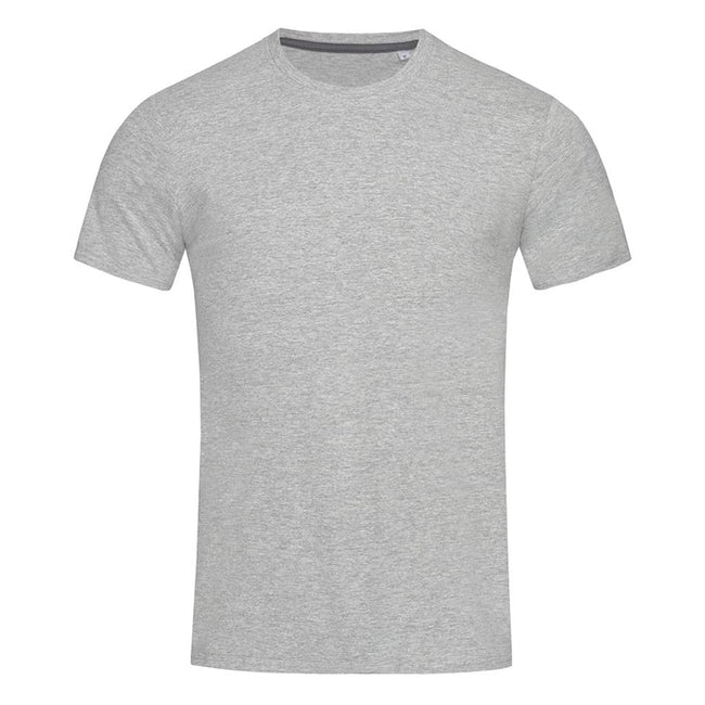 Heather Gray - Front - Stedman Stars Mens Clive Crew Neck Tee