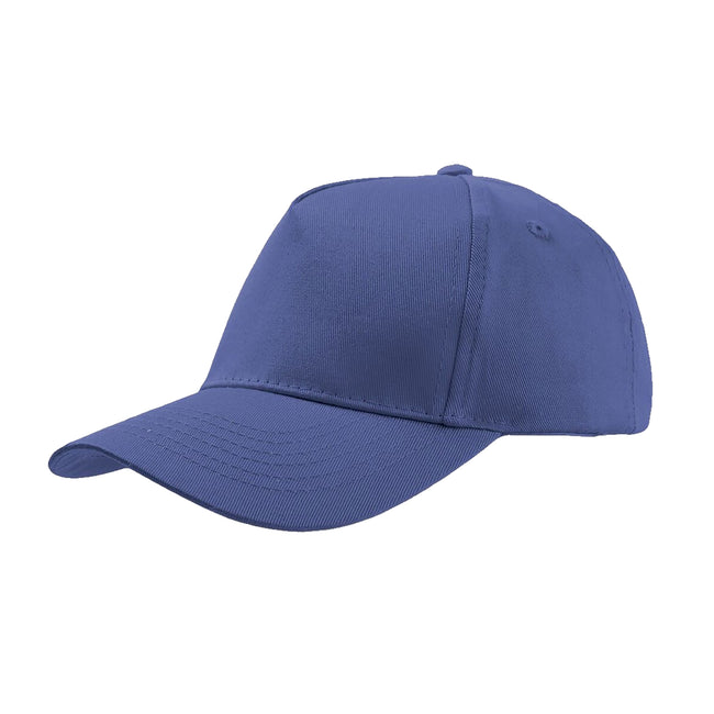 Royal - Front - Atlantis Childrens-Kids Start 5 Cap 5 Panel (Pack of 2)