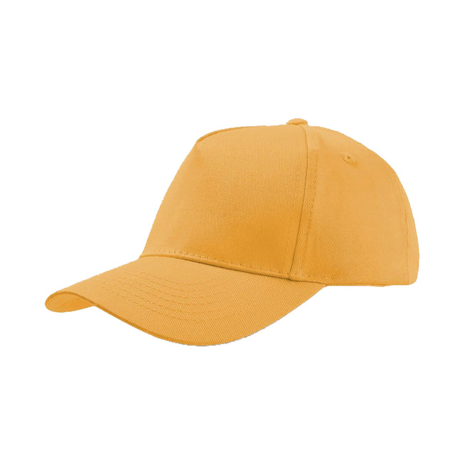 Yellow - Front - Atlantis Childrens-Kids Start 5 Cap 5 Panel (Pack of 2)
