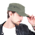 Green - Back - Atlantis Army Military Cap (Pack of 2)