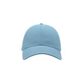 Light Blue - Front - Atlantis Action 6 Panel Chino Baseball Cap (Pack of 2)