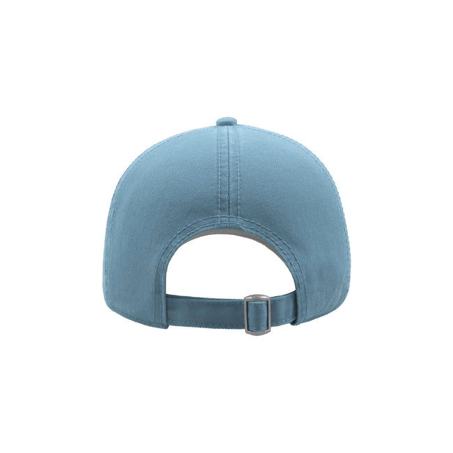 Light Blue - Back - Atlantis Action 6 Panel Chino Baseball Cap (Pack of 2)