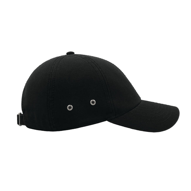 Black - Lifestyle - Atlantis Action 6 Panel Chino Baseball Cap (Pack of 2)