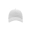 White - Front - Atlantis Action 6 Panel Chino Baseball Cap (Pack of 2)